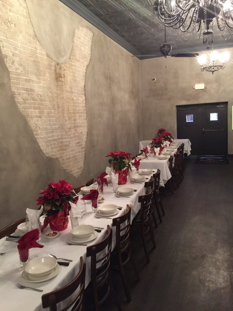 Private banquet room at Pyrenees Cafe