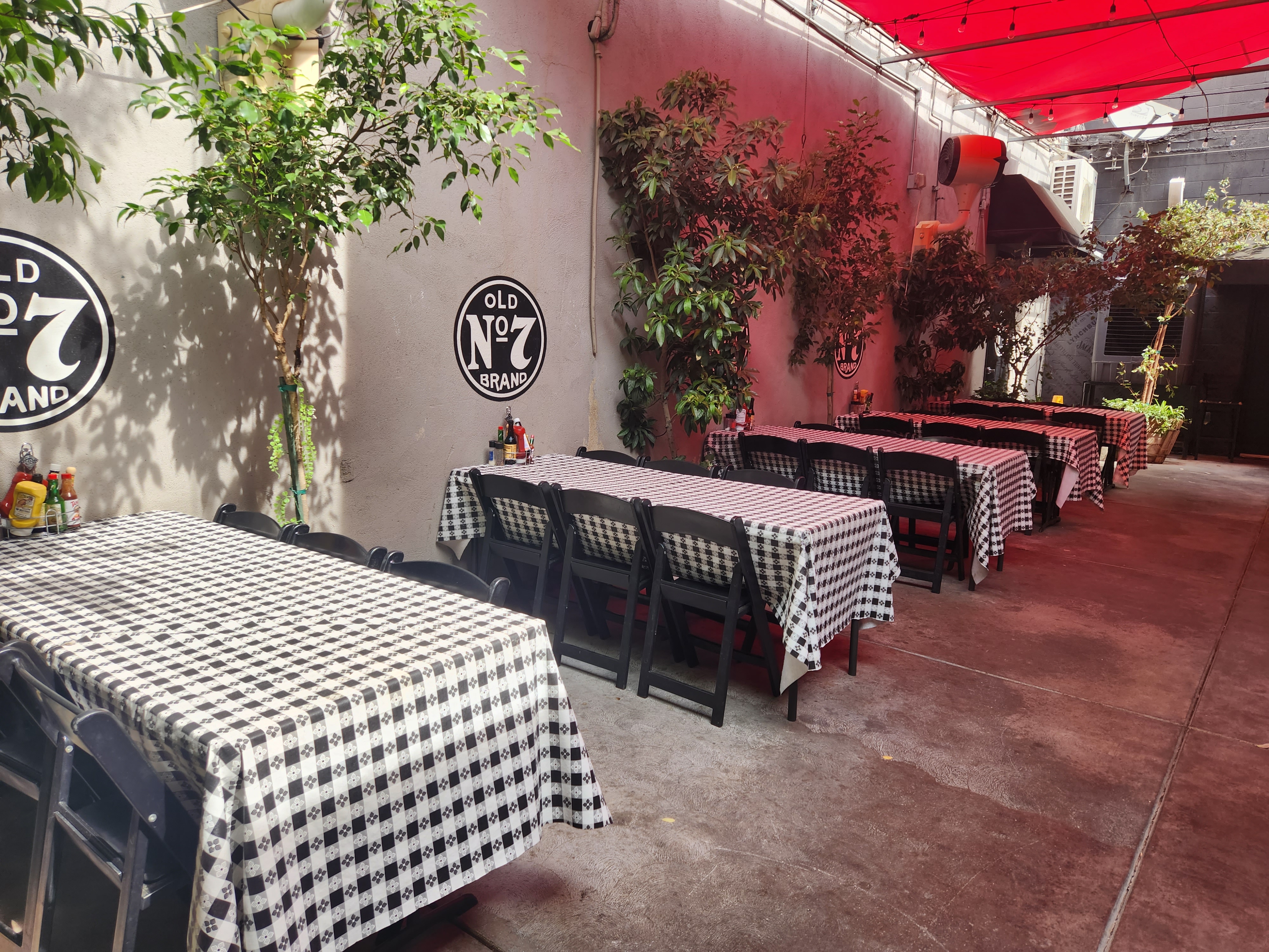 Patio at Pyrenees Cafe